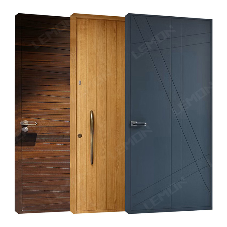 First Class MDF Solid Wood Internal Doors Top Quality Melamine Hotel Door Soundproof House Interior Wooden Doors For Bedroom