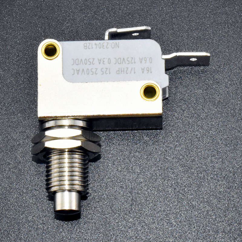 10MM Metal Push Button Microswitch 16A 1/2HP 125 250 VAC 0.6A 125VDC 0.3A 250VDC Micro Switch