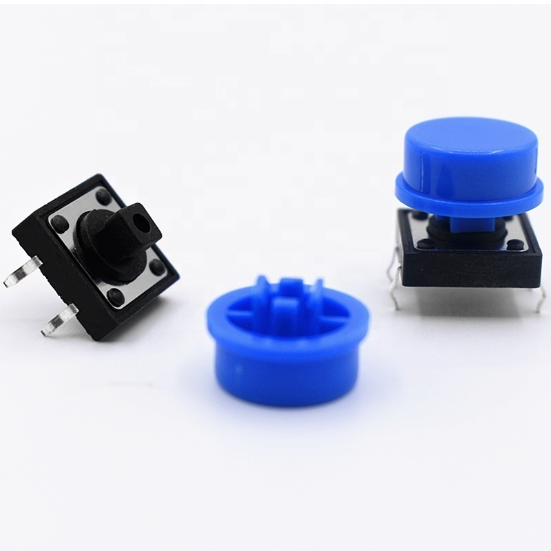 PCB panel mount cover 12x12mm high-quality micro / push / button / electrical / power / momentary / tact / Tactile switch