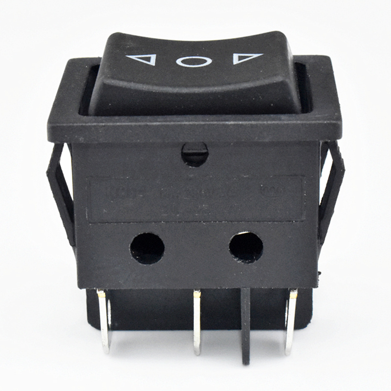 KCD4 Reverse Forward DPDT 3 Position 6 Pin Motor Rocker Momentary Switch With Spring Return Windows Switches For Car Boat