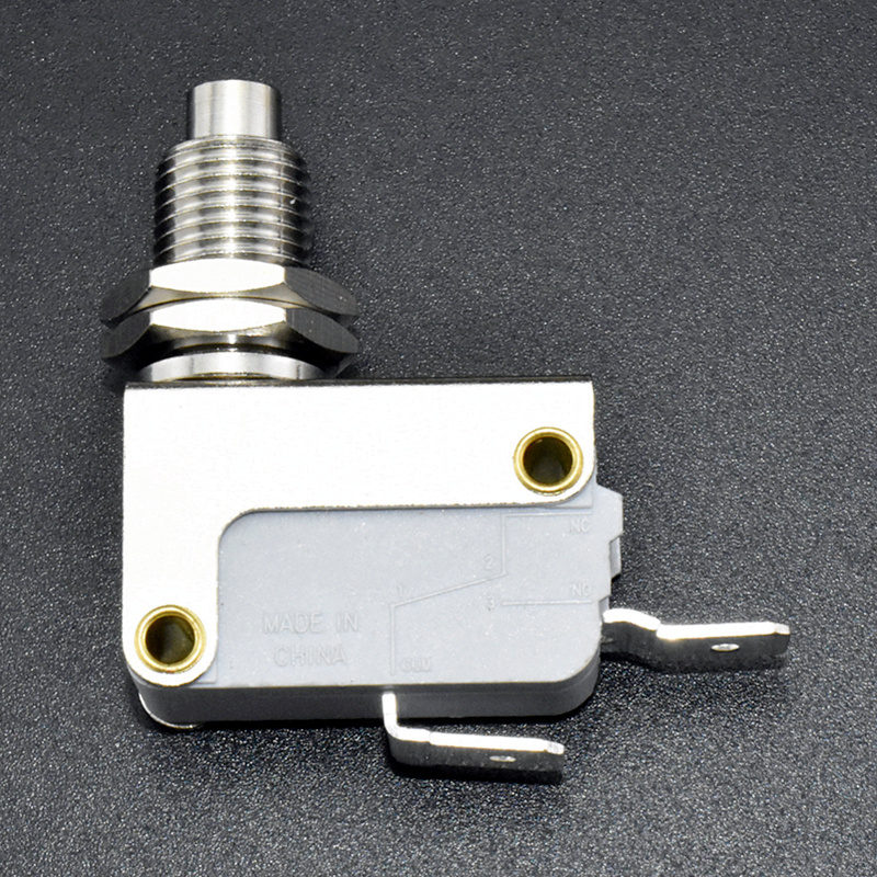 10MM Metal Push Button Microswitch 16A 1/2HP 125 250 VAC 0.6A 125VDC 0.3A 250VDC Micro Switch