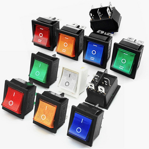 Custom Kcd4 Waterproof Switch Spst,Spdt,Dpst,Dpdt,Switch Panel LED Lighting 2 / 3 Way Rocker Switch 2Pin,3Pin,4Pin,5Pin,6Pin