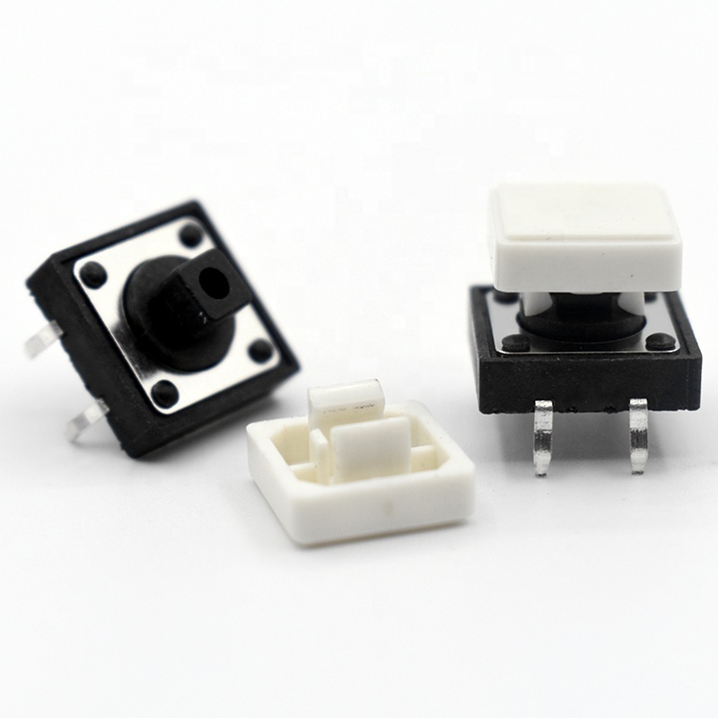 PCB panel mount cover 12x12mm high-quality micro / push / button / electrical / power / momentary / tact / Tactile switch