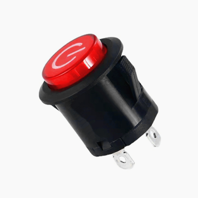 22MM On Off Push Button Switch With Led PushButton Switch Of Baby Carriage Locking Or No-lock Power Switch