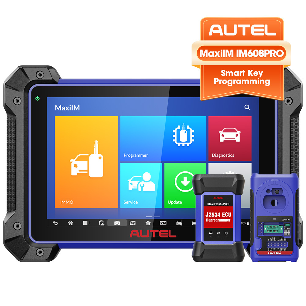 autel im608 pro im608p im608pro xp 400 pro x100 max immo key programmer zed full  keys programming kit diagnostic tool