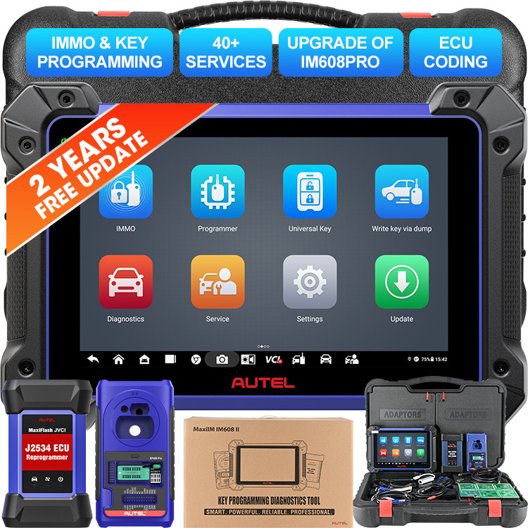 2023 autel maxiim im608ii im608 ii immo key programming machine im608pro ecu coding auto diagnostic tool scanner for all car