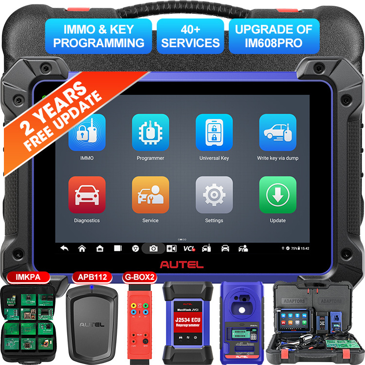 2023 autel maxiim im608ii im608 ii immo key programming machine im608pro ecu coding auto diagnostic tool scanner for all car