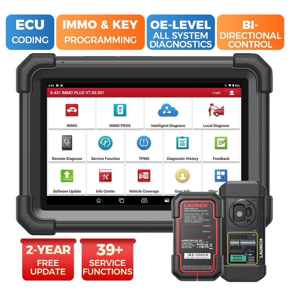 launch obd2 X431 immo plus key fob programmer car scanner diagnosis tools vehicle diagnostic machine for cars