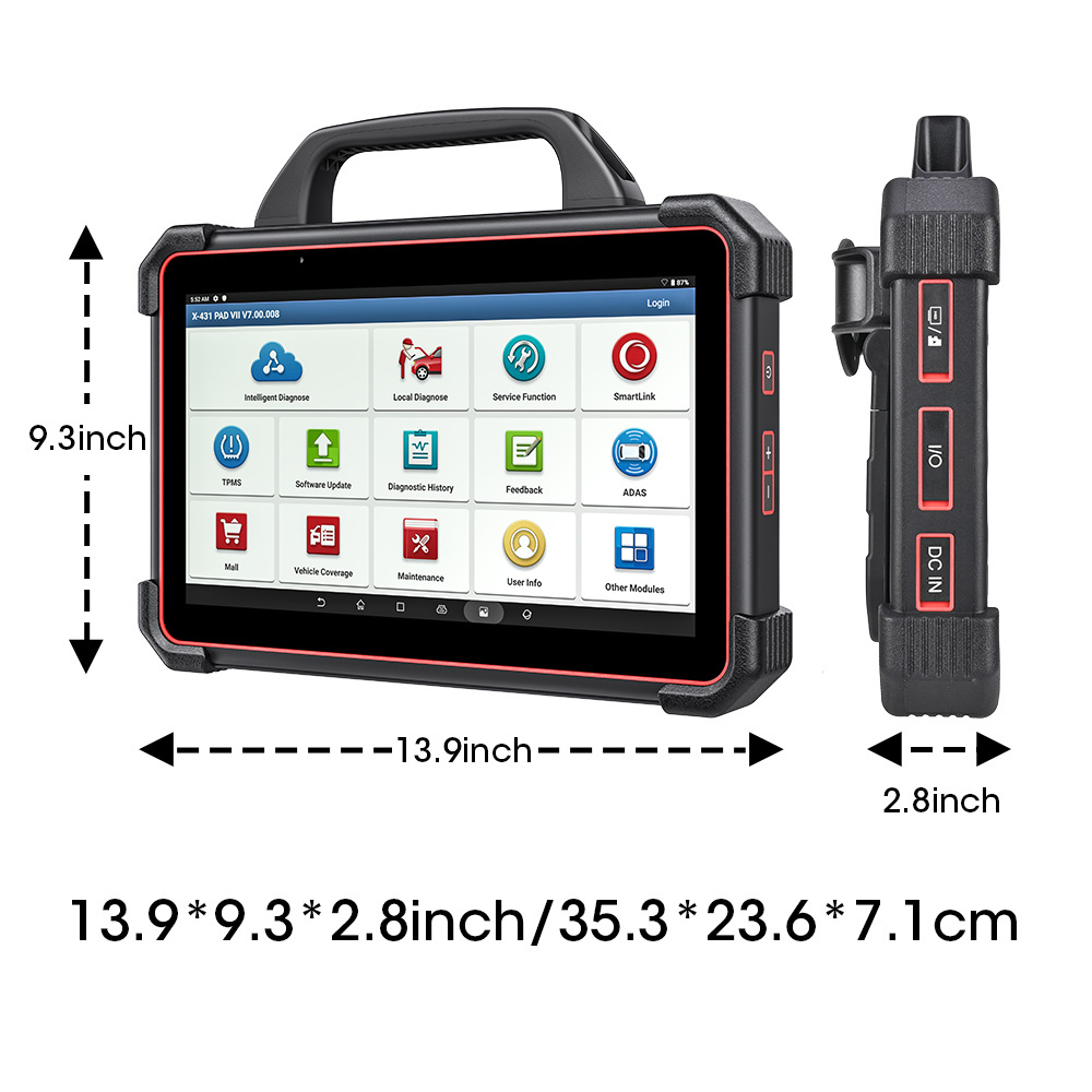 universal launch x431 pad vii pad7 ecu immo 431 car v7 pack obd2 diagun v4.0 lunch v hd 3 heavy duty for cars and trucks scanner