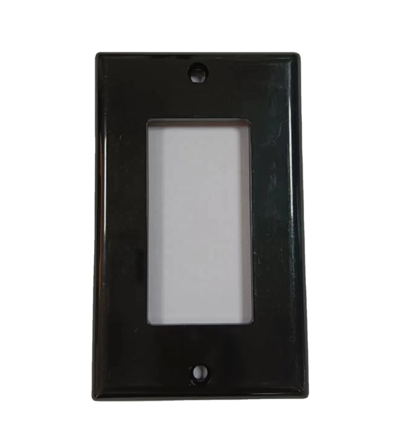 High Quality American wallplate, black, 1 gang wall switch outlet cover/wall plate/wall cover, residential, UL/cUL approved