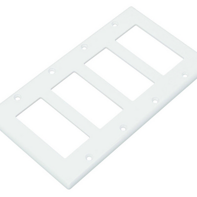 High quality American 4  gang screw decorate/gfci wall switches plastic cover plate wall plate