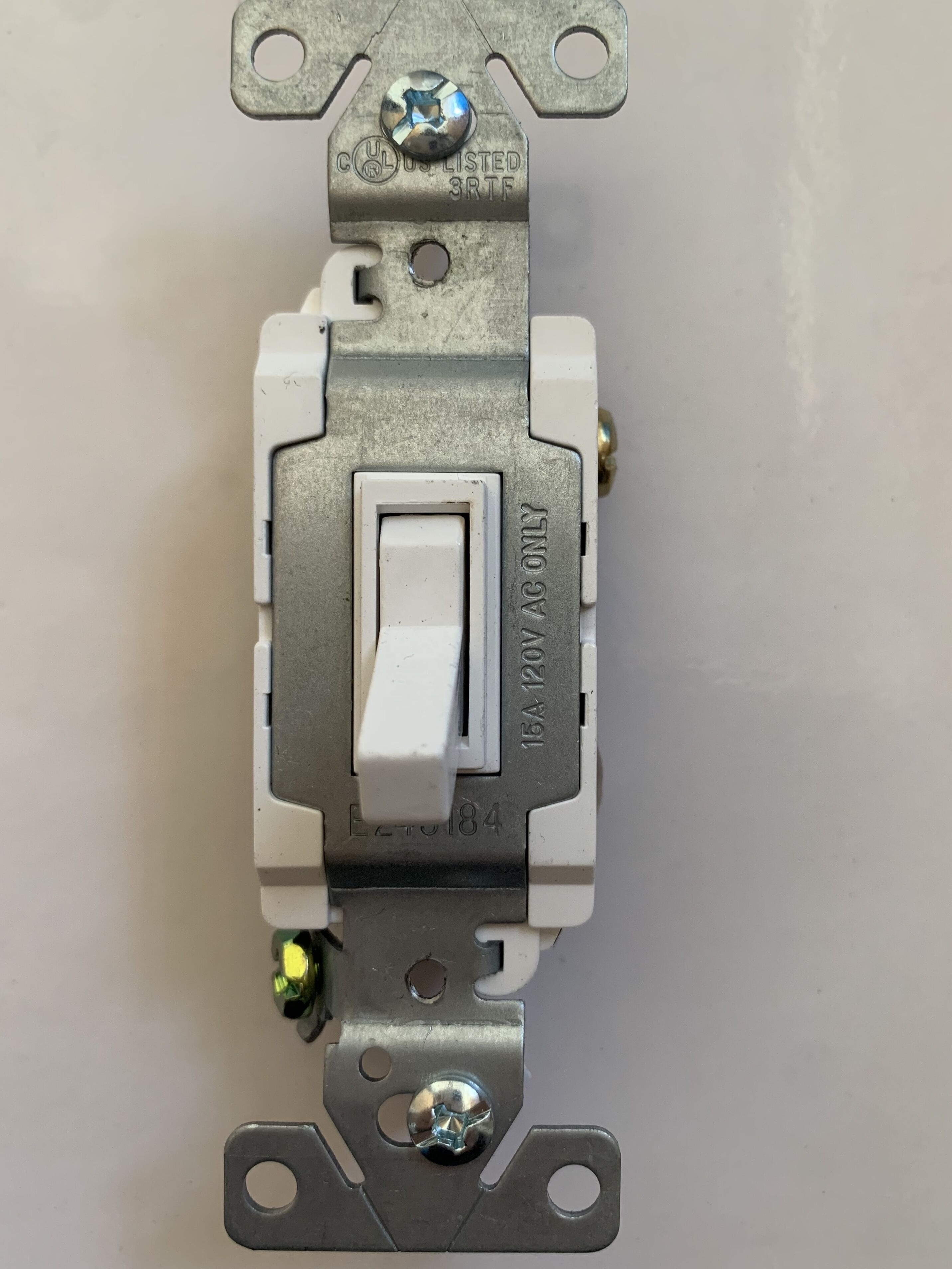 US light switch 15A 120V-277V American Three Way Toggle Switch, ETL/cETL Wall Electrical Switch