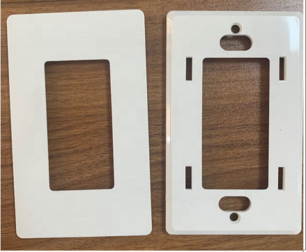 Hot sale US style jumbo wallplate 1 gang wall light switch plate outlet cover, screwless wallplate, UL listed wall socket cover