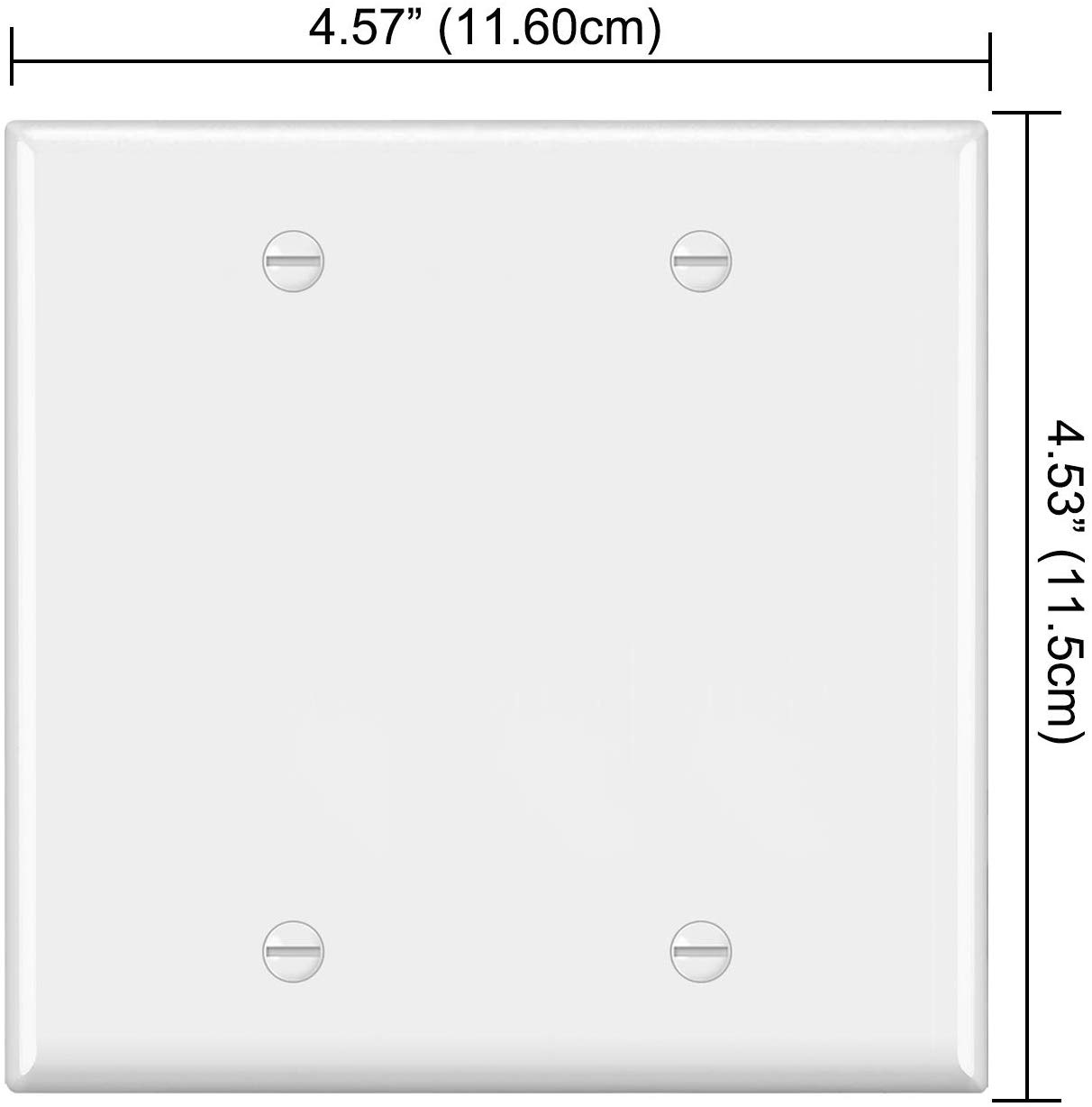 American style 2 gang wallplate blank cover, wall switch outlet cover, GFCI cover plastic wallplate UL approved outlet plates