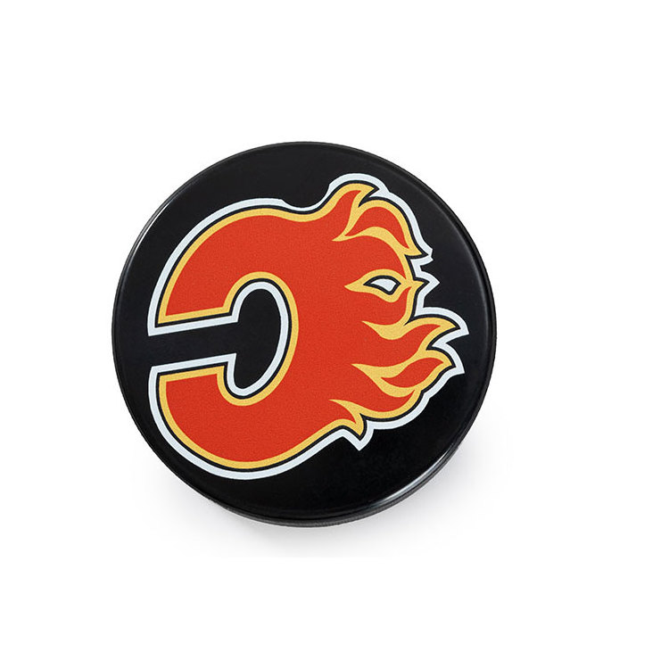 Custom Rubber Ice Hockey Pucks With Logo Printed Professional Official Size Rubber Ice Hockey Puck Custom Logo