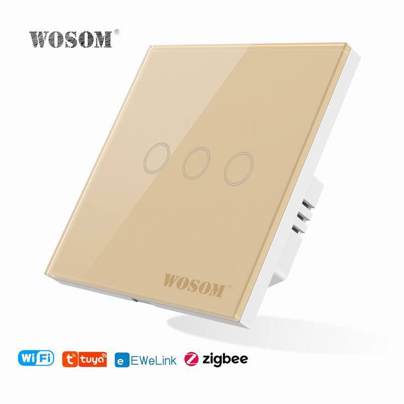 WOSOM programmable wall switch touch smart light switch wall smart home switch