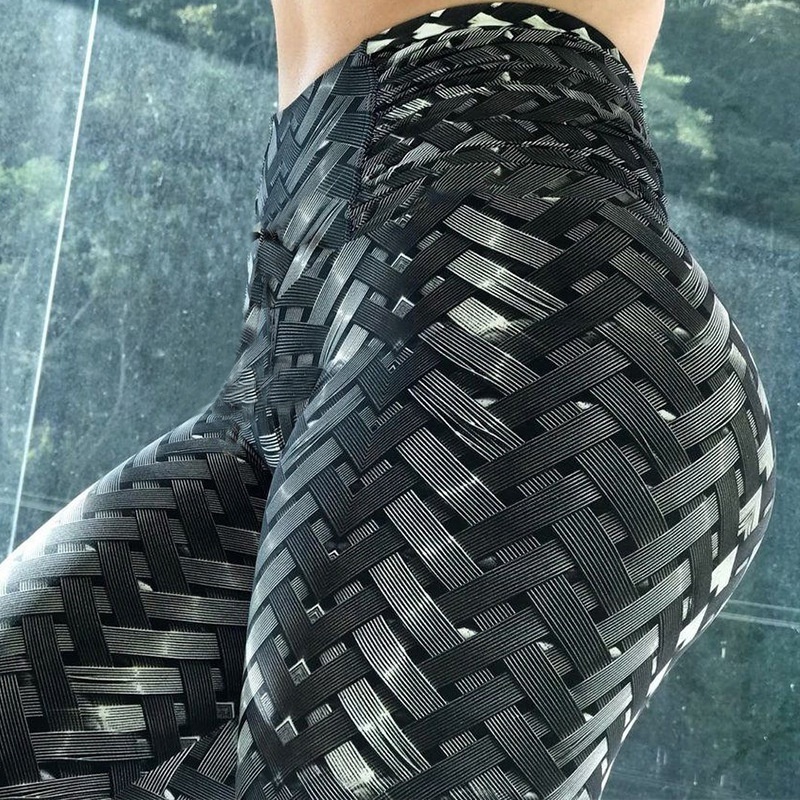 Reflective Woven 3D Pattern Print Design 1 Piece Dropshipping Sports Casual Yoga Pants Leggings