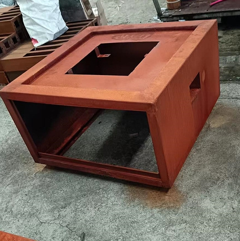 Outdoor Heater Patio Gas Firepit Tables Corten Steel Square Fire Pit