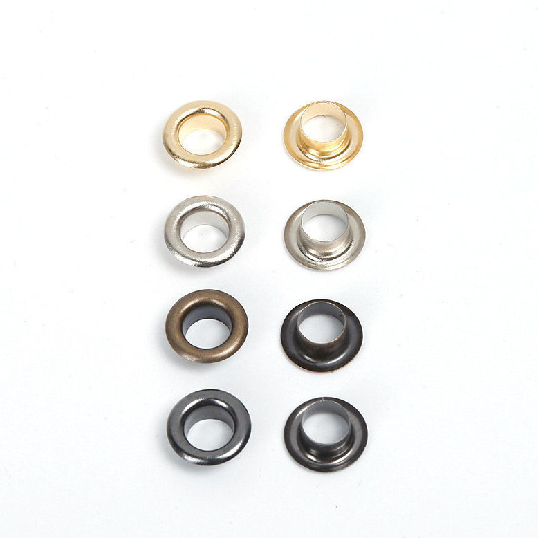 Cheap Price Metal Silver Black Gold Stainless Steel Eyelet for Leather