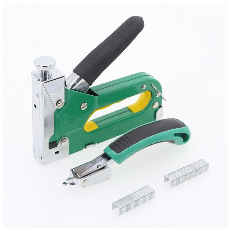 1010J New Design Hand Manual nail GS Staple  Gun  tacker  for Upholstery Crafts with 5000 D-Type 5/16-Inch 8 mm Staples