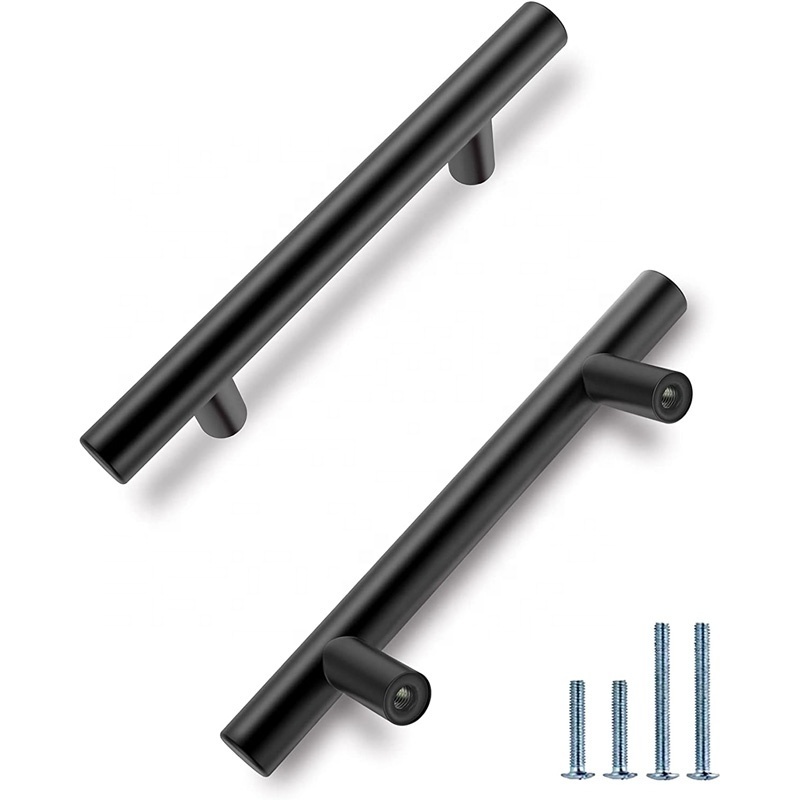 LG Factory Price Cabinet Pulls Matte Black Stainless Steel Kitchen Drawer Pulls Cabinet Handles