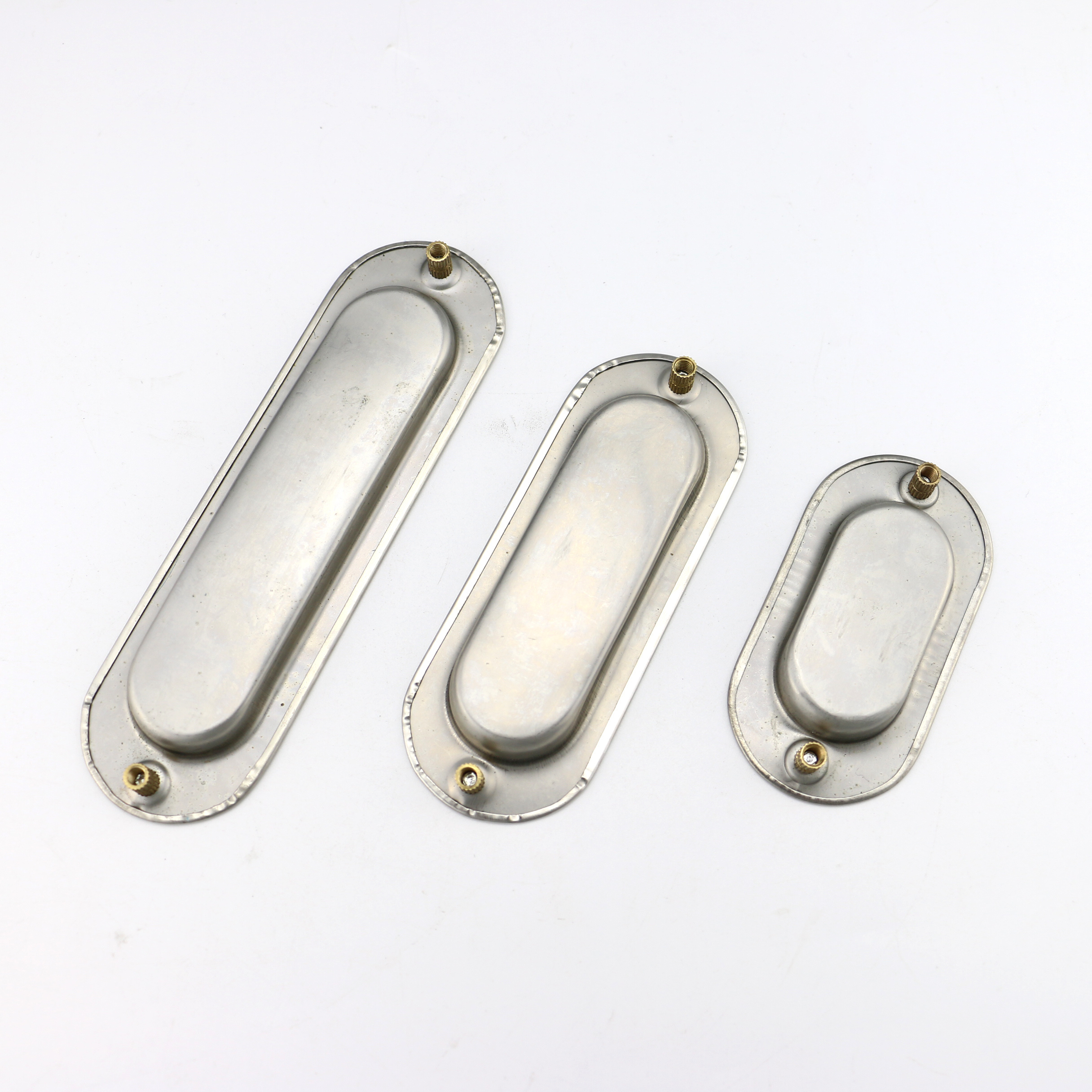 handles for drawer and furniture Stainless Steel Sliding Door Pull Handle Recessed Barn Embedded Finger Pull with Hidden