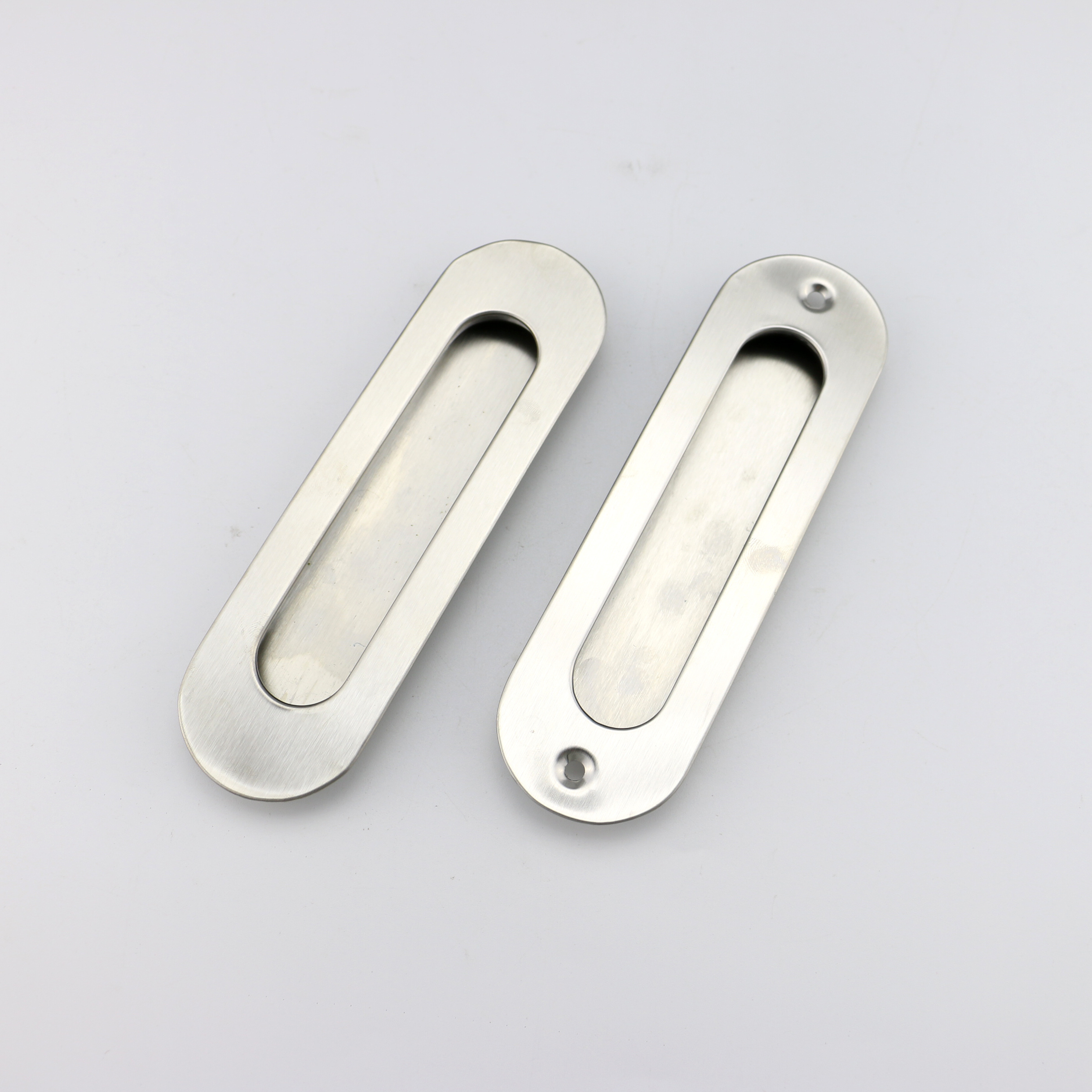 handles for drawer and furniture Stainless Steel Sliding Door Pull Handle Recessed Barn Embedded Finger Pull with Hidden