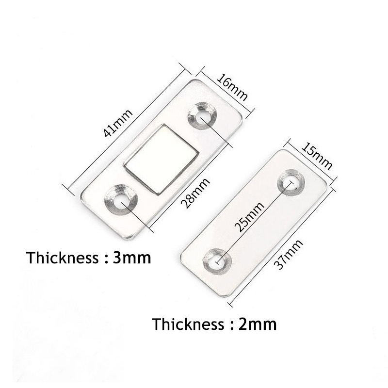 Magnetic Cabinet Catches Magnet Door Stops Hidden Door Closer With Screw For Closet Cupboard Furniture Hardware