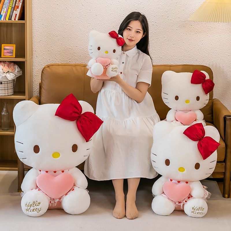 Hot Sale Sanrioo Hello Kawaii Kitty Stuffed Animal Plush Toys With Cute Design For Children