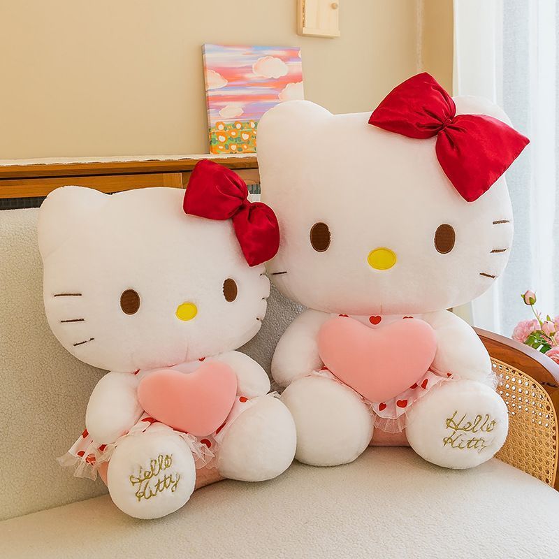 Hot Sale Sanrioo Hello Kawaii Kitty Stuffed Animal Plush Toys With Cute Design For Children