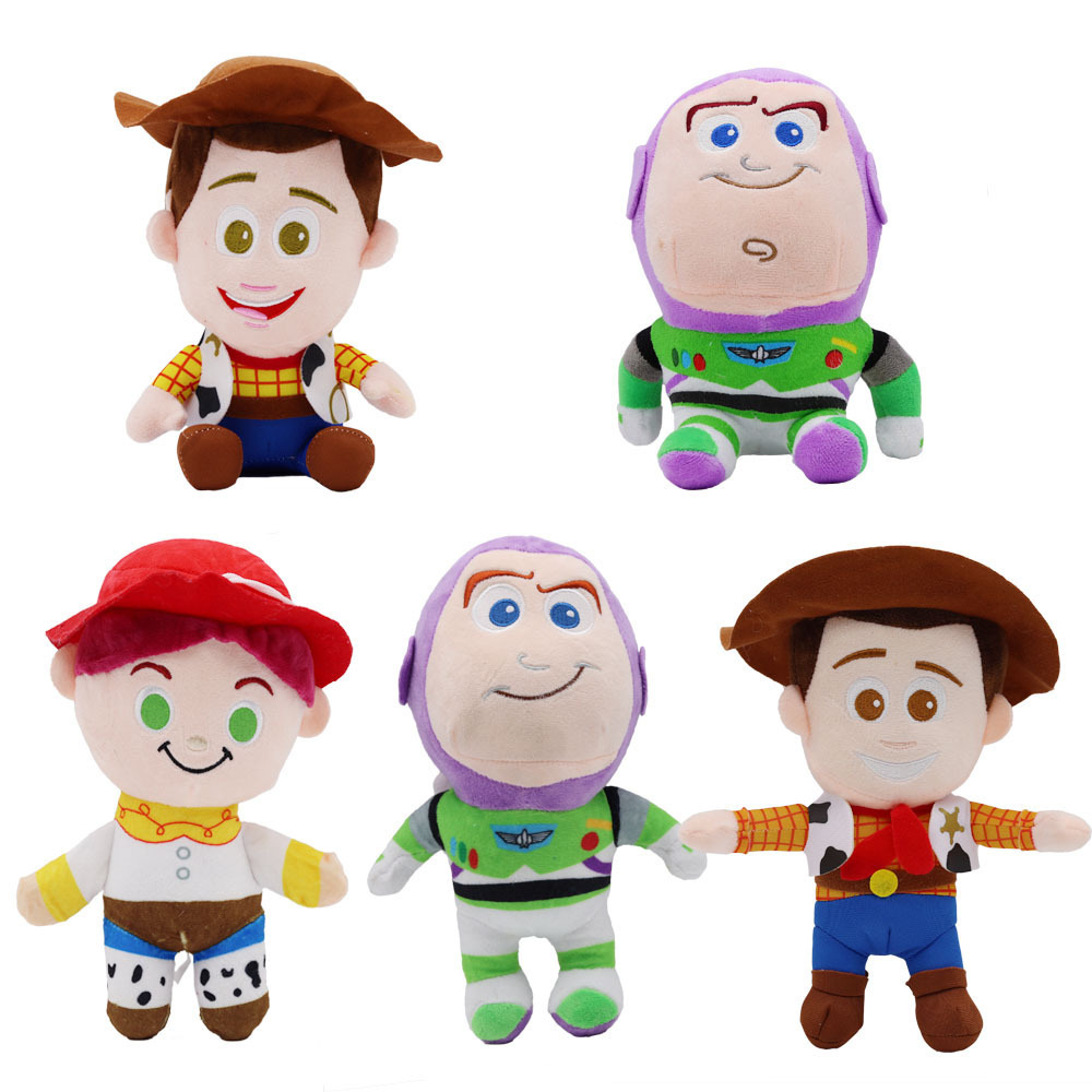 Cartoon Character Stuffed Anime Sheriff Woody Buzz Light year Plush Toys Kids Toys Gifts wholesale