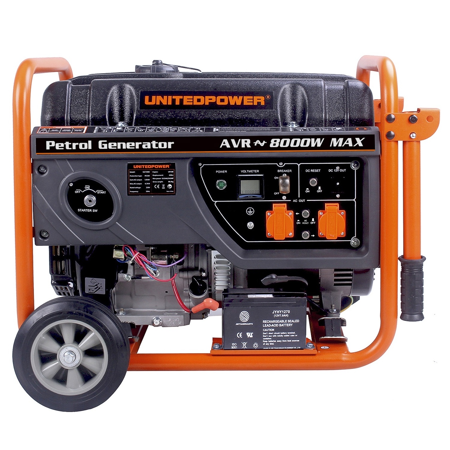 7000W/7500W/7.0kw/7.5kw/Portable Gasoline Generator