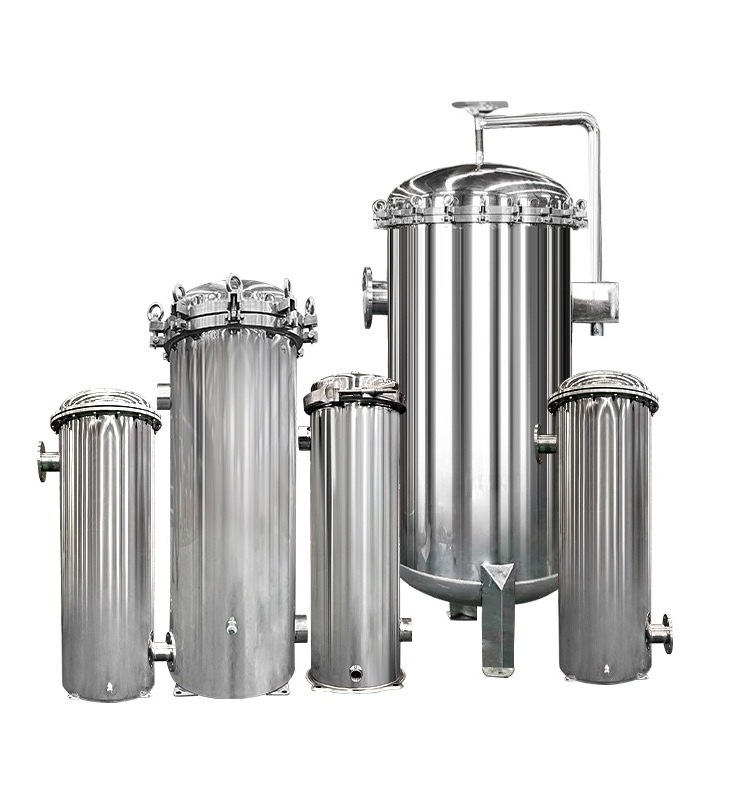 Stainless Steel 304 316l Multi Bag Filter Housing for Liquid, Oil, Wine, Beer, Honey, Syrup Bag Filters for Water Treatment