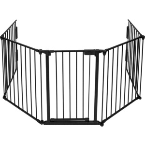 Fireplace Fence Baby Safety Fence Guard Hearth Gate BBQ Metal Fire Gate Pet Dog Cat