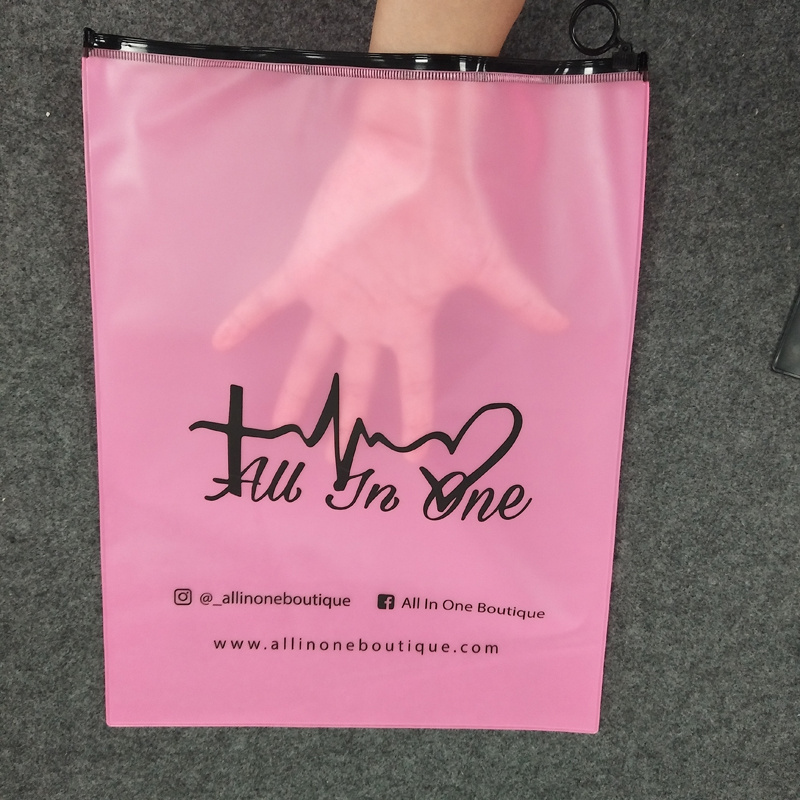 Custom Printed Your Own Logo Small Plastic Frosted Ziplock Zipper Pvc Poly Bags Zip Lock For Earring Necklace Jewelry Packaging