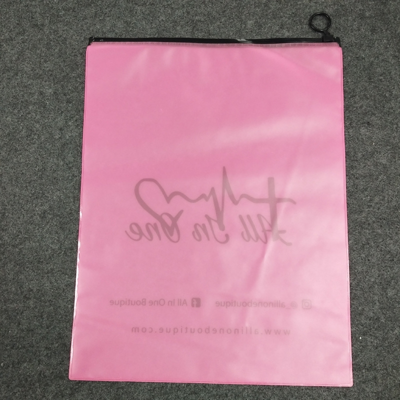 Custom Printed Your Own Logo Small Plastic Frosted Ziplock Zipper Pvc Poly Bags Zip Lock For Earring Necklace Jewelry Packaging