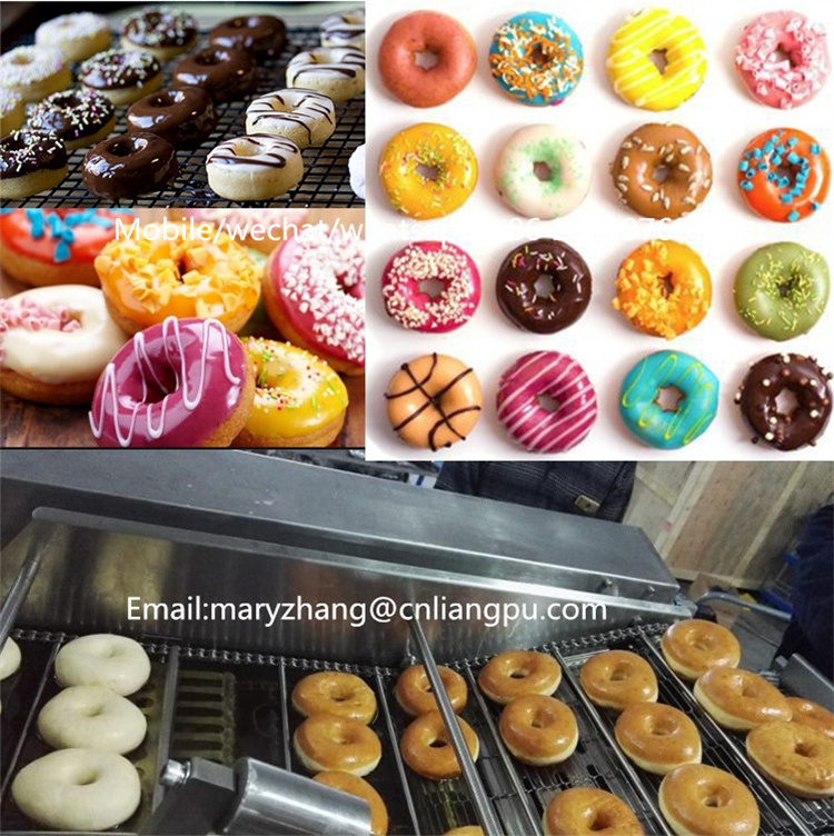 Commercial Gas or Electric Equipment For Production Of Donuts Manual Donut Doughnut Making Frying Machine