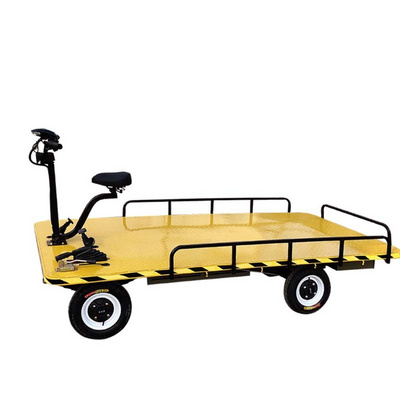 Farm using electric transport platform hand cargo trolley for warehouse electric garden trolleys cart truck