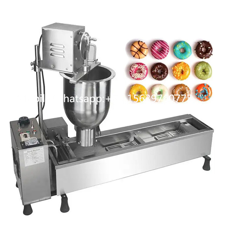 Commercial Gas or Electric Equipment For Production Of Donuts Manual Donut Doughnut Making Frying Machine