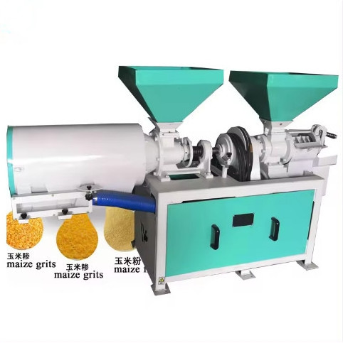 Household 500kg/h Maize Corn Flour Milling Machine Grits Making Machine