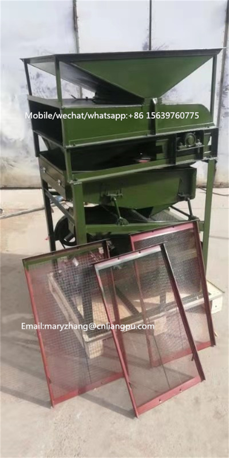 Small grain cleaner maize corn destoner beans destone removing processing machine