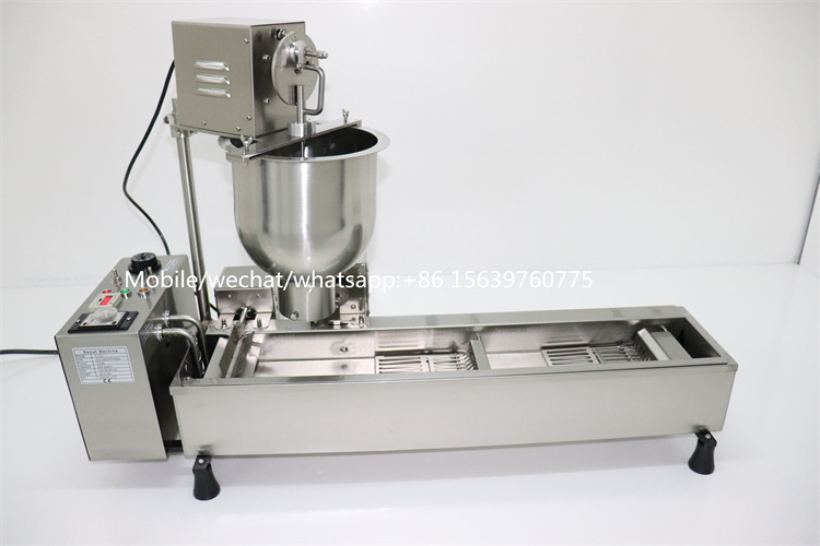 Commercial Gas or Electric Equipment For Production Of Donuts Manual Donut Doughnut Making Frying Machine