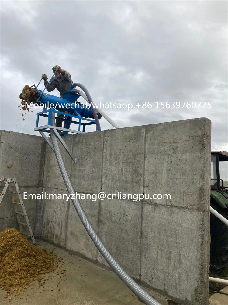 Farm animal pig cow manure squeezing dewatering machine poultry chicken manure dehydrating dryer machine