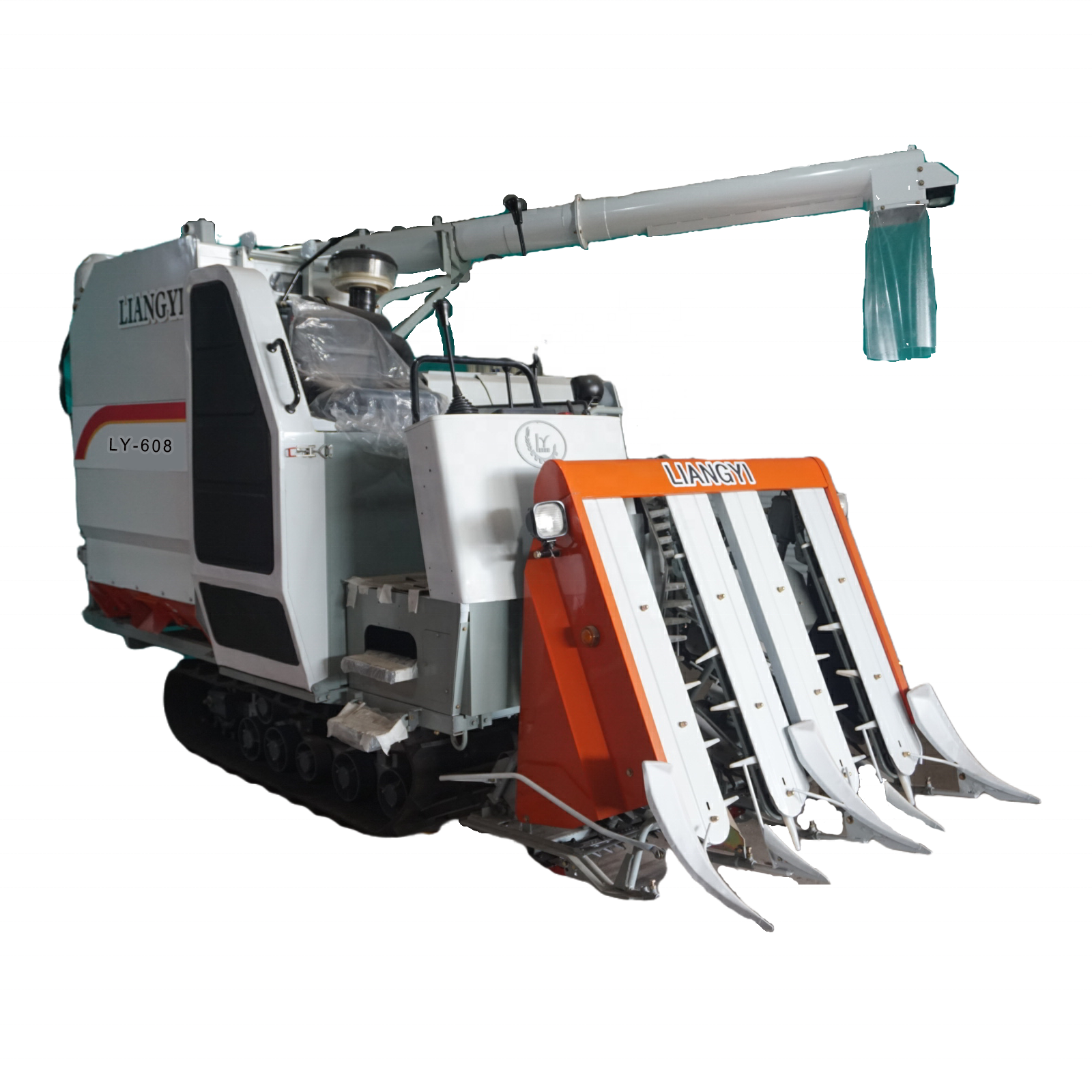 india  Bangladesh kubota type half feed rice combine harvester  semi feed rice combine harvester