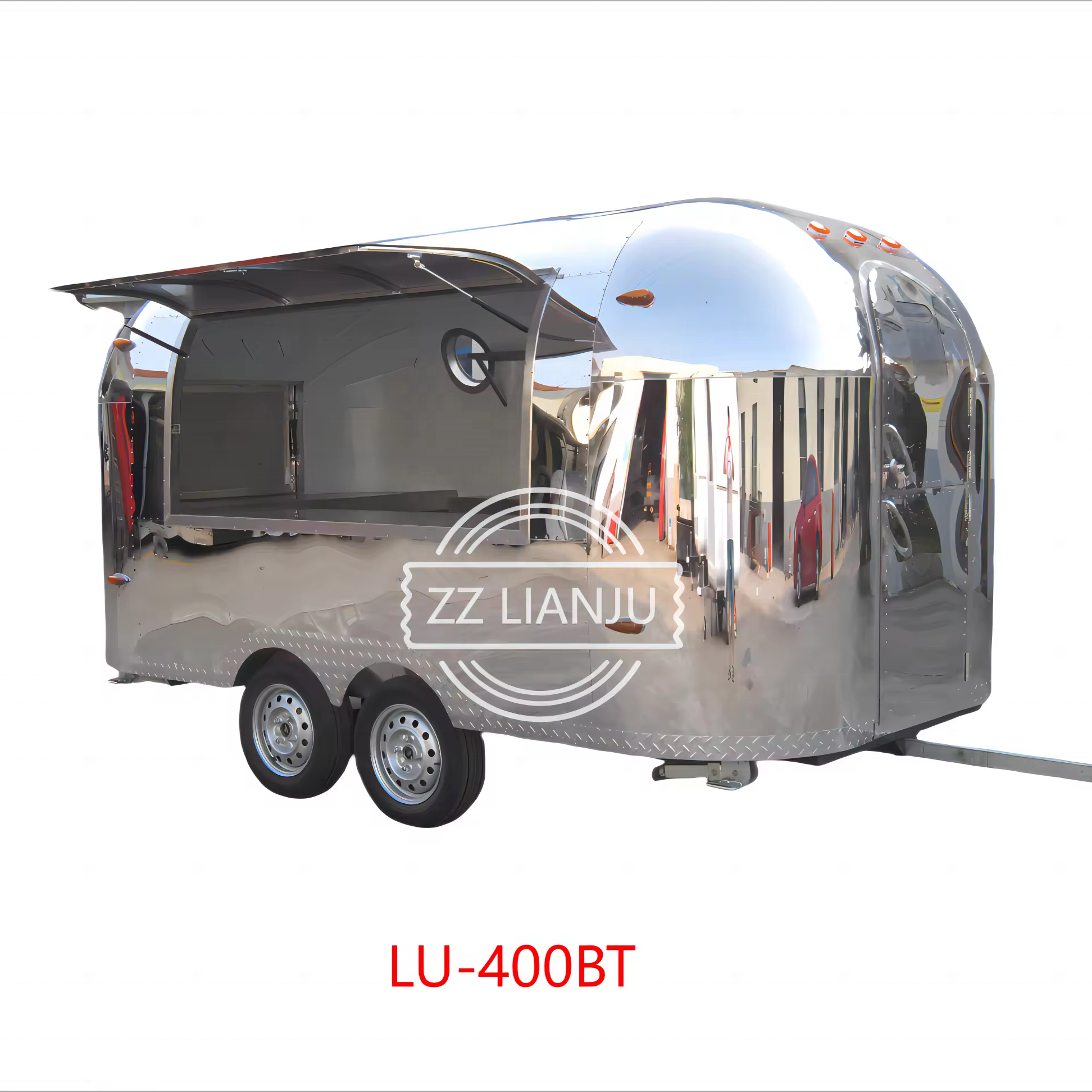 New Popular Fully Equipped Food Truck for Sale Europe Customized Concession With Water Sink Coffee Vending Cart Food Trailer