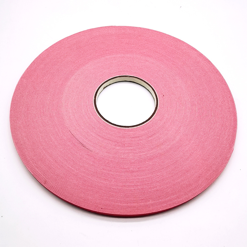 10x10mm Waterproof Red Double Sided PE Foam Tape Custom Self-Adhesive Faced Heat-Resistant Pressure Sensitive Adhesive