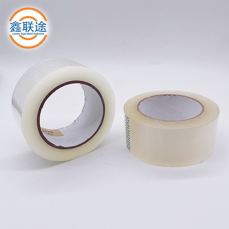 Custom waterproof office small adhesive 3 inch easy tear clear box sealing packaging bopp tape