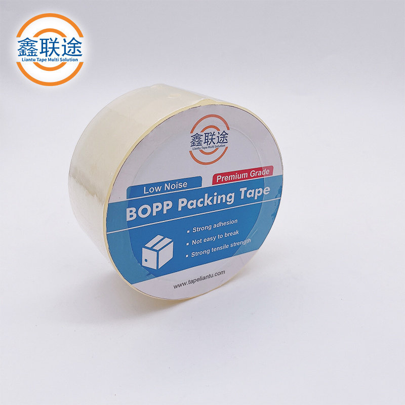 Custom waterproof office small adhesive 3 inch easy tear clear box sealing packaging bopp tape