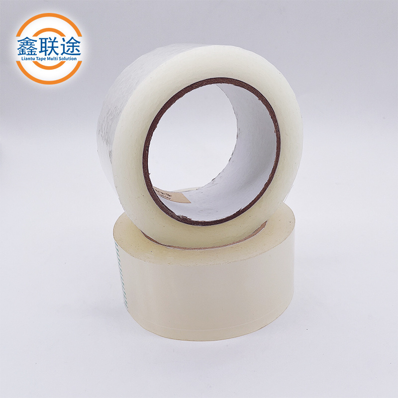 Custom waterproof office small adhesive 3 inch easy tear clear box sealing packaging bopp tape