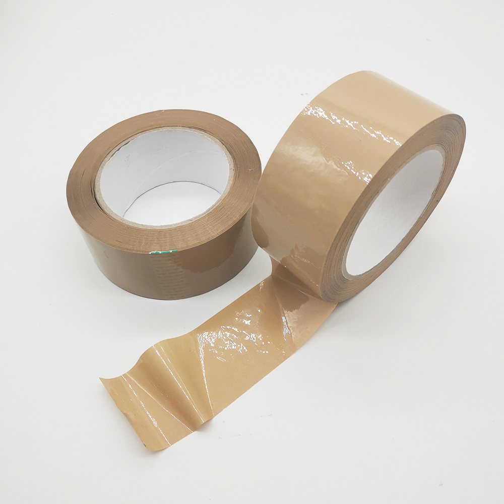 Customized easy tear opp brown clear transparent packaging adhesive no noise bopp tape